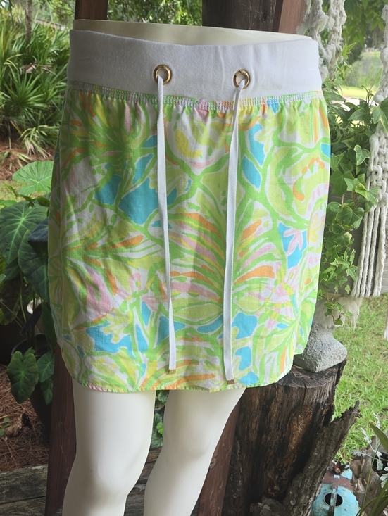 Lilly Pulitzer Dresses & Skirts - Lilly Pulitzer Hayden Elephant Ear Print Linen Mini Skirt Size Large